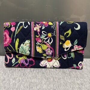 Vera Bradley Ribbons Breast Cancer 2012 Envelope Clutch Organizer Wallet Retired